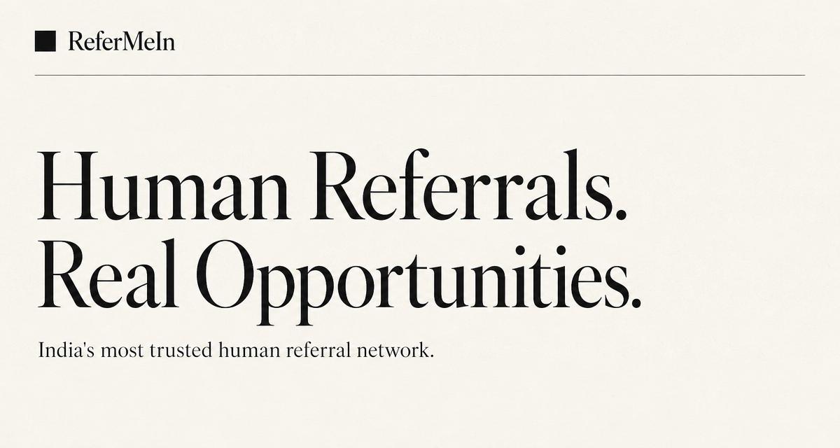 Refer-Me IN — official preview image